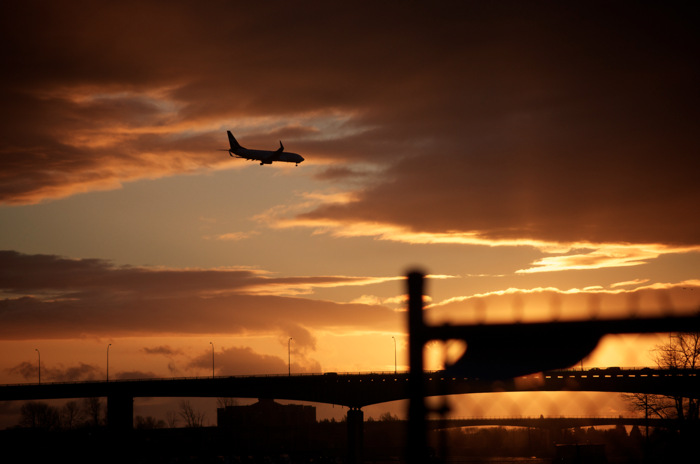Sunset Plane