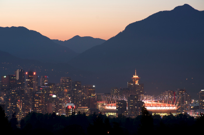 Vancouver At Night
